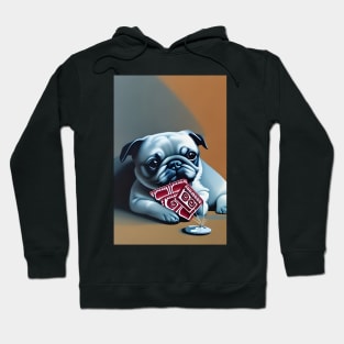 Dog Lottery ticket design Hoodie